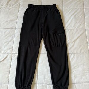Wood Wood Fleece Pant Black